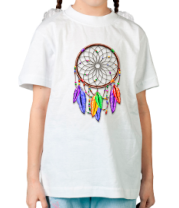 Детская футболка Dreamcatcher Rainbow Feathers