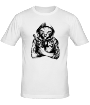 Мужская футболка Гангста-кот фото