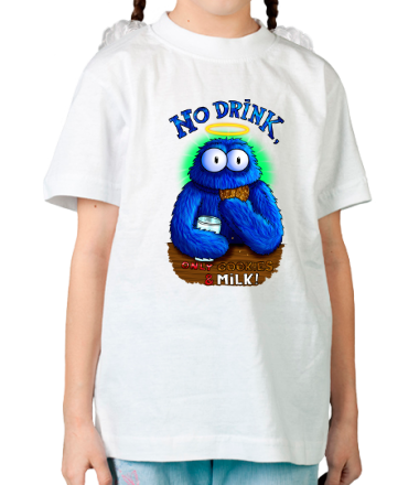 Детская футболка No drink