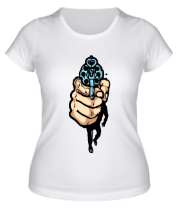 Женская футболка Пистолет фото