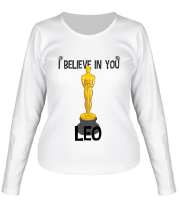 Женская футболка длинный рукав Я верил в тебя Лео фото