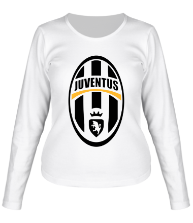 Женская футболка длинный рукав Juventus logo (original)