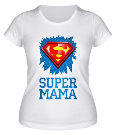 Женская футболка Мама - супер!