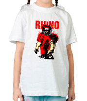 Детская футболка Носорог фото