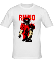 Мужская футболка Носорог фото
