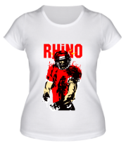 Женская футболка Носорог фото