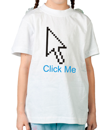 Детская футболка Click Me