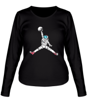 Женская футболка длинный рукав Space Dunk