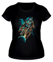 Женская футболка Космический удар