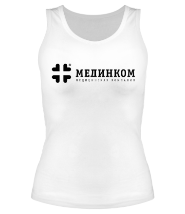 Женская майка борцовка Мединком (лого)