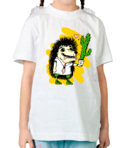Детская футболка Довольный ёж фото