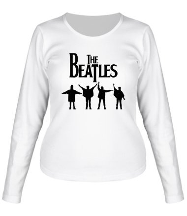Женская футболка длинный рукав The Beatles