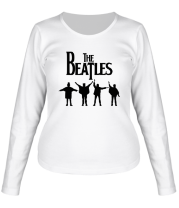 Женская футболка длинный рукав The Beatles фото