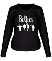Женская футболка длинный рукав The Beatles фото