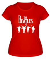 Женская футболка The Beatles фото