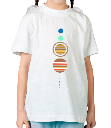 Детская футболка Парад планет