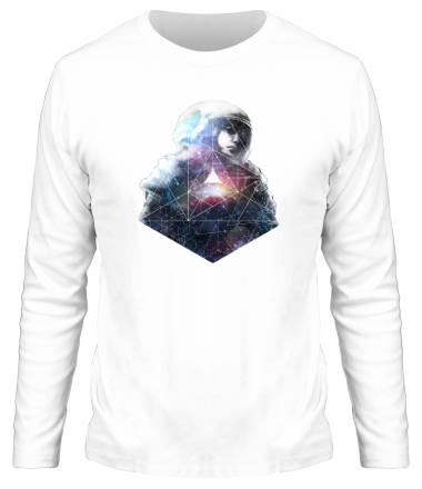 Мужская футболка длинный рукав Space Devour