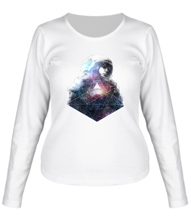 Женская футболка длинный рукав Space Devour