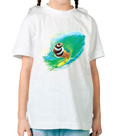 Детская футболка Мороженое сёрфер