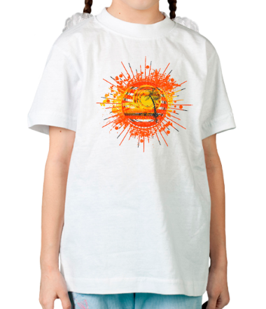 Детская футболка Летнее солнце