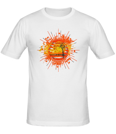 Мужская футболка Летнее солнце