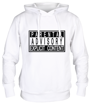 Толстовка худи Parental advisory