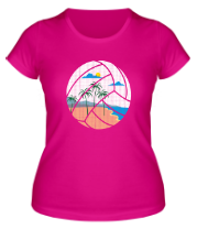 Женская футболка Пляжный Волейбол фото