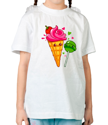 Детская футболка Сладости