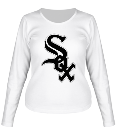 Женская футболка длинный рукав Chicago White Sox