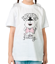 Детская футболка Love Fishing