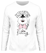 Мужская футболка длинный рукав Love Fishing