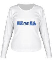 Женская футболка длинный рукав Serega фото