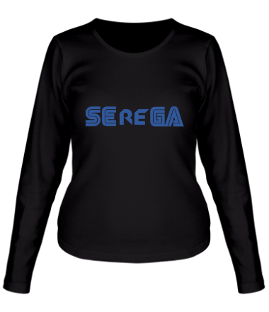 Женская футболка длинный рукав Serega