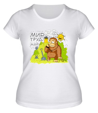 Женская футболка Майский отдых