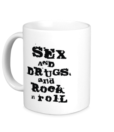 Кружка Sex Drugs and Rock'n'Roll
