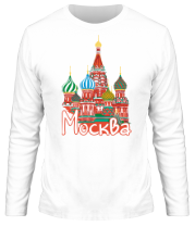 Мужская футболка длинный рукав Москва фото