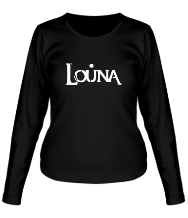 Женская футболка длинный рукав Louna (logo)