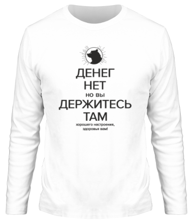 Мужская футболка длинный рукав Ответ Медведева