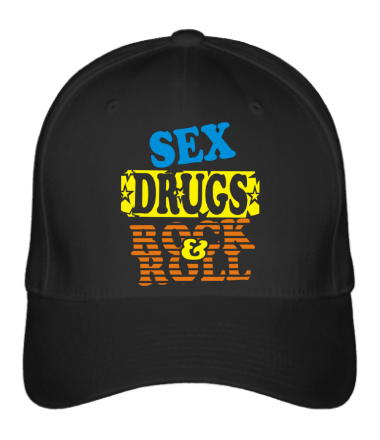 Бейсболка Sex Drugs Rock'n'Roll