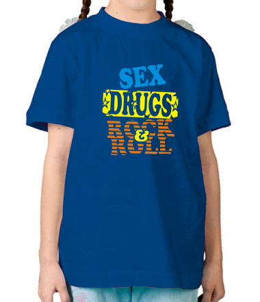 Детская футболка Sex Drugs Rock'n'Roll