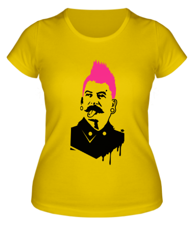 Женская футболка Сталин-панк