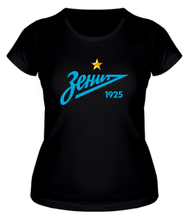 Женская футболка ФК Зенит (золотая звезда)