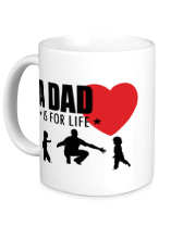 Кружка A Dad is for life