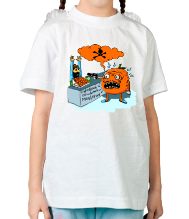 Детская футболка Месть мандарина