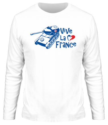 Мужская футболка длинный рукав AMX 12t Viva la France