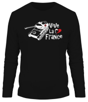 Мужская футболка длинный рукав AMX 12t Viva la France фото