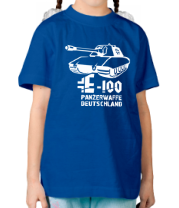 Детская футболка Танк E-100 фото