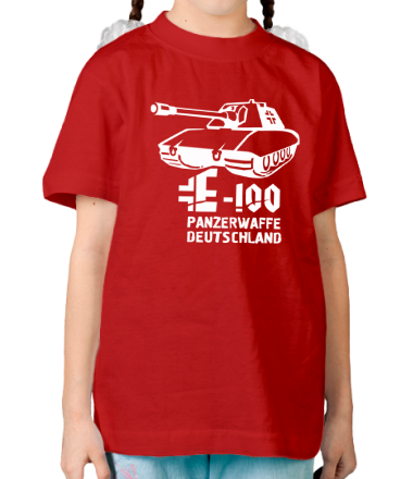 Детская футболка Танк E-100