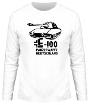 Мужская футболка длинный рукав Танк E-100 фото