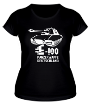 Женская футболка Танк E-100 фото